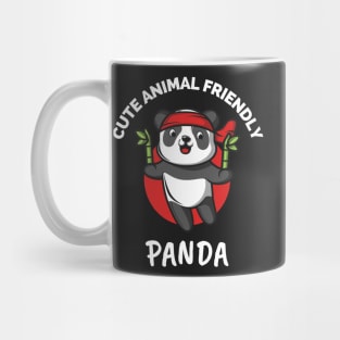 Cute Animal Friendly Panda - Gift Ideas For Animal and Panda Lovers - Gift For Boys, Girls, Dad, Mom, Friend, Panda lovers - Panda Lover Funny Mug